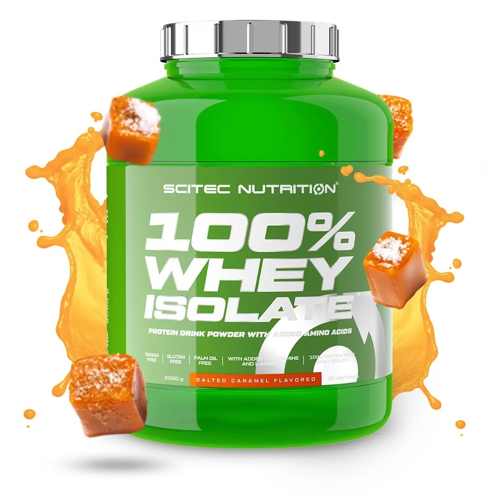 Протеин Scitec Nutrition 100% Whey Isolate 1816 g Соленая карамель