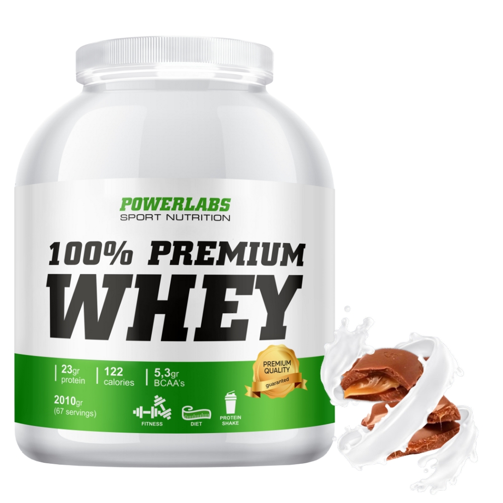 Протеин PowerLabs Premium Whey Сывороточный протеин 2010 g Шоколад