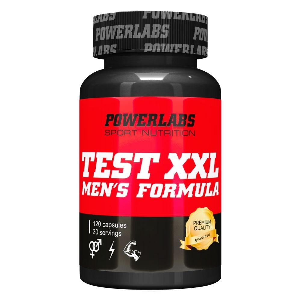 Повышение тестостерона PowerLabs TEST XXL Бустер тестостерона 120 caps