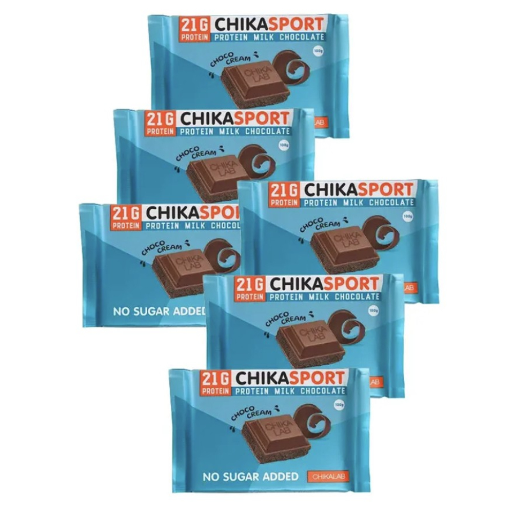 Диетическое питание Chikalab Chikabar 100 g Шоколад молочный с  шоколадной начинкой