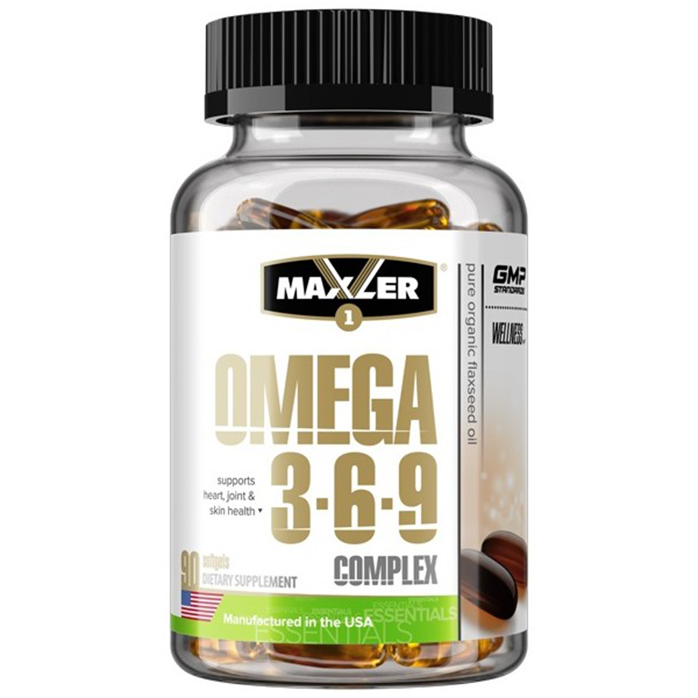 Витамины Maxler Omega 3-6-9 Complex 90 softgels