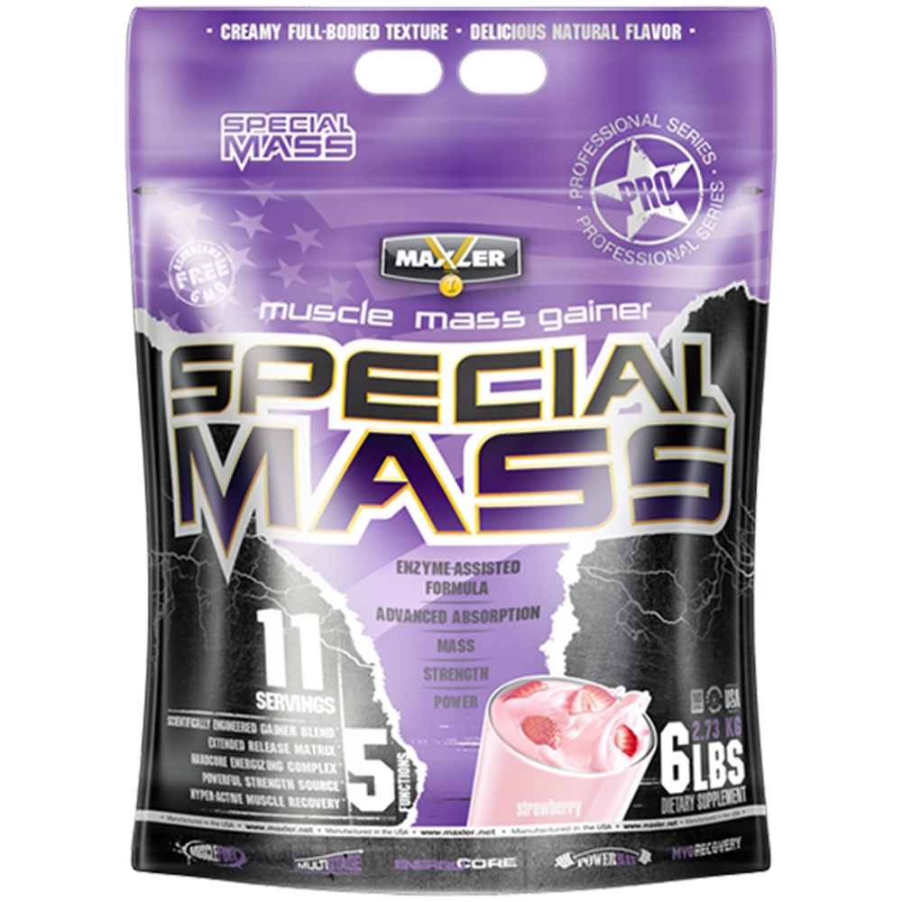 Гейнер Maxler Special Mass Gainer 6 lb Клубника