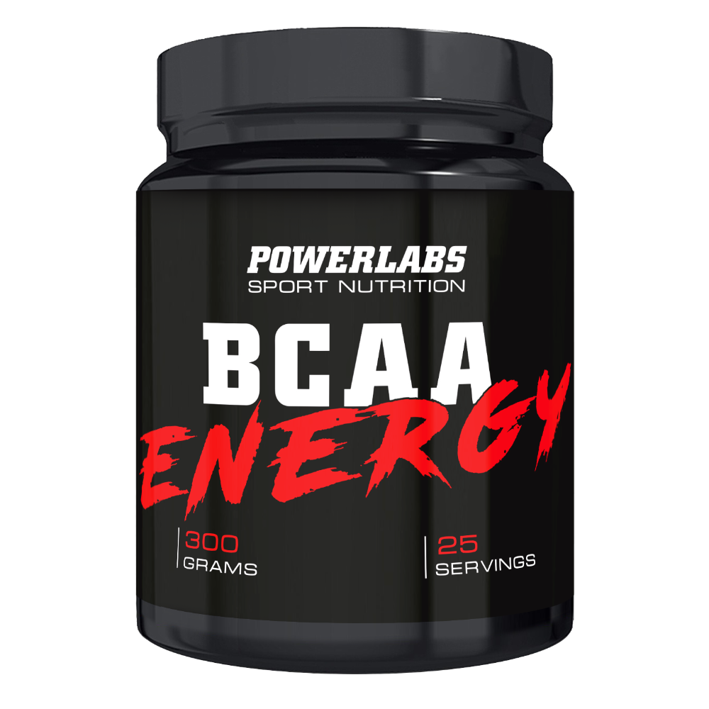 BCAA PowerLabs BCAA Energy (БЦАА) 300 g Лимон